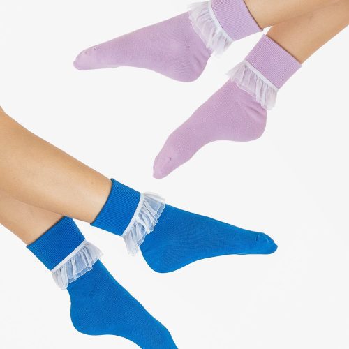 AKLSOCK L2 LAVENDERCERULEAN ISABEL