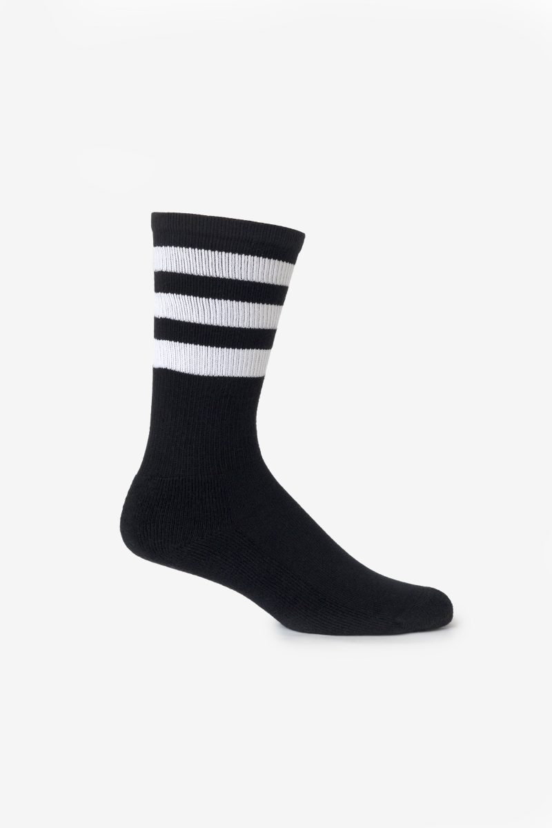 CALFSOCKMALEBLACK WHITESTRIPE3