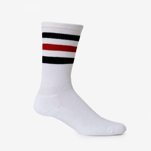 CALFSOCKMALERED WHITESTRIPE