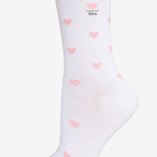 HRTSOCK 4PK Pink Blue White2