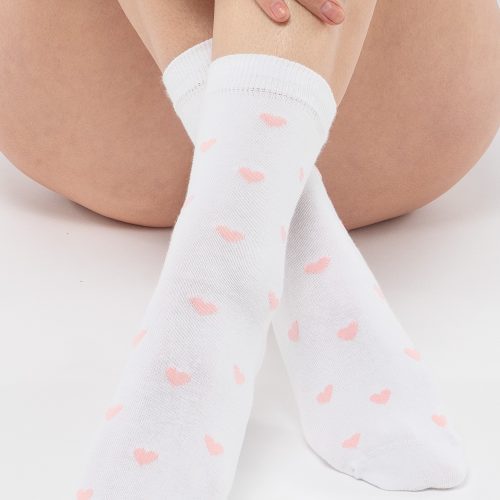 HRTSOCK 4PK PinkBlueWhite5