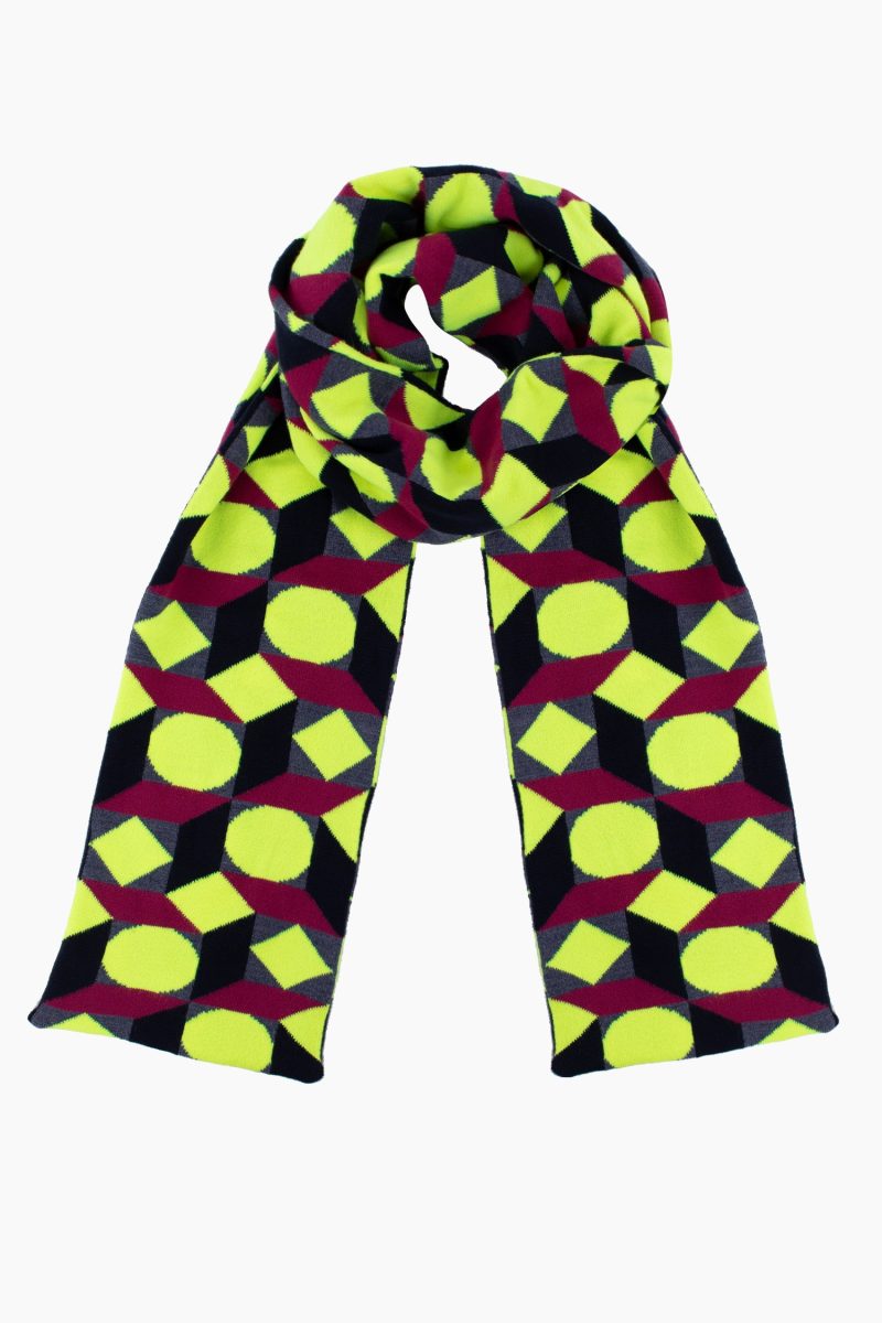 JQSCARF02 NeonYellow Plum1