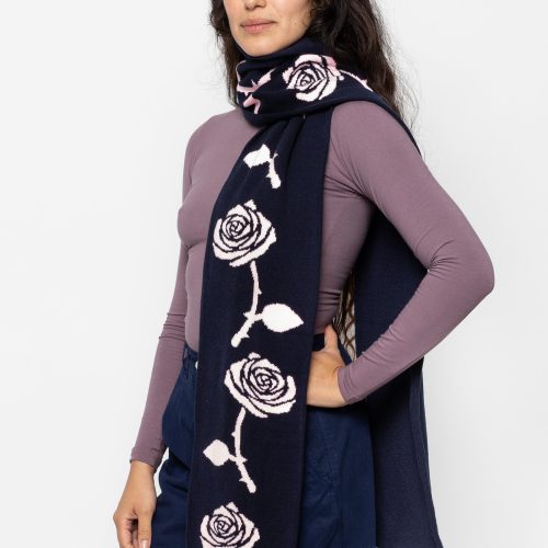 JQSCARF05 Navy Pink3