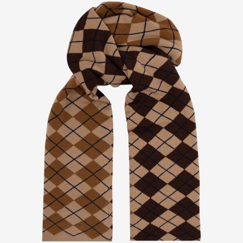 JQSCARF07 CAMBRIDGE BROWN