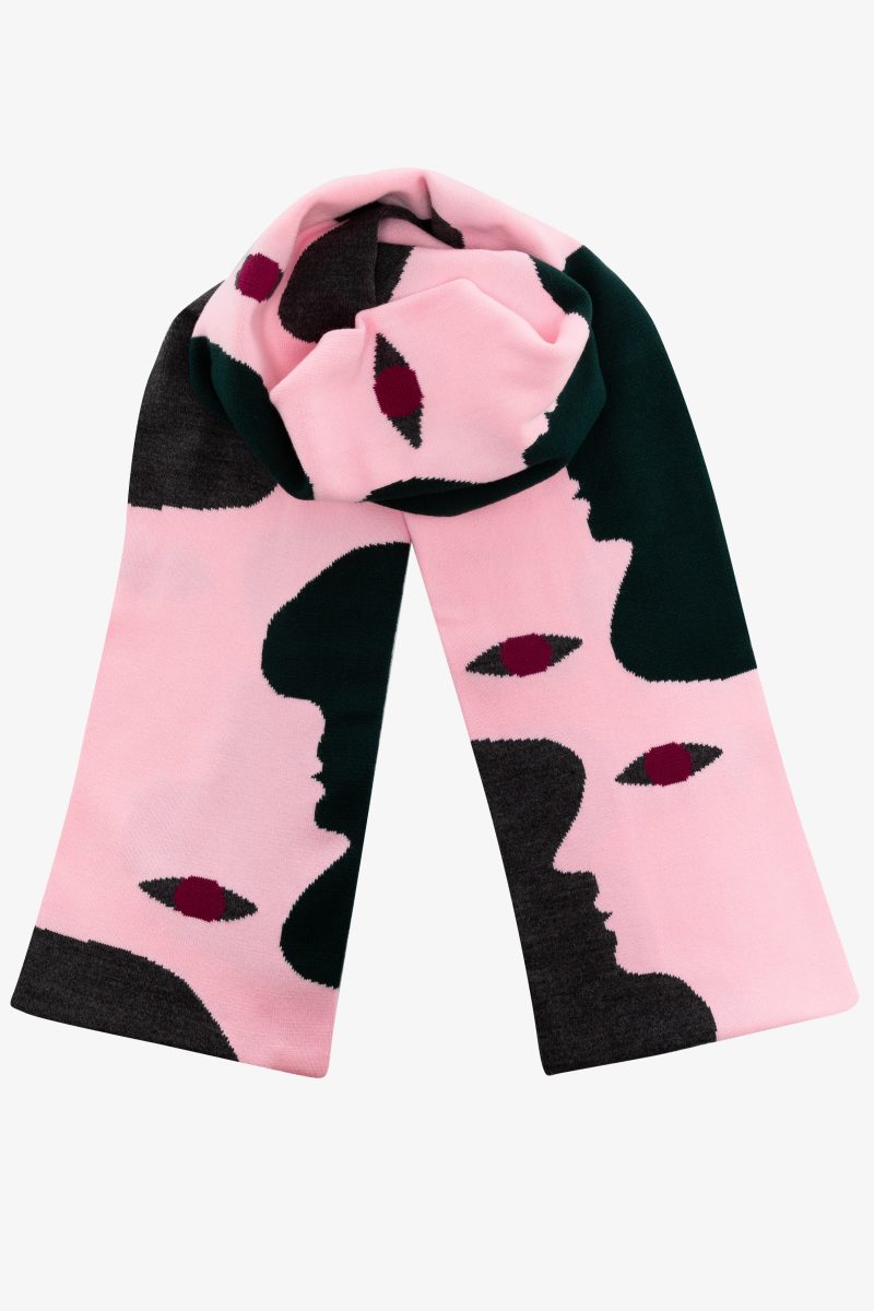 JQSCARF36 Fuschia Pink1