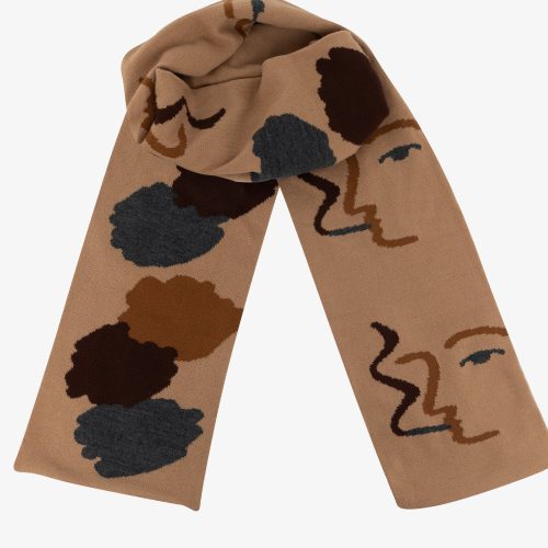 JQSCARF40 Ginger Beige1