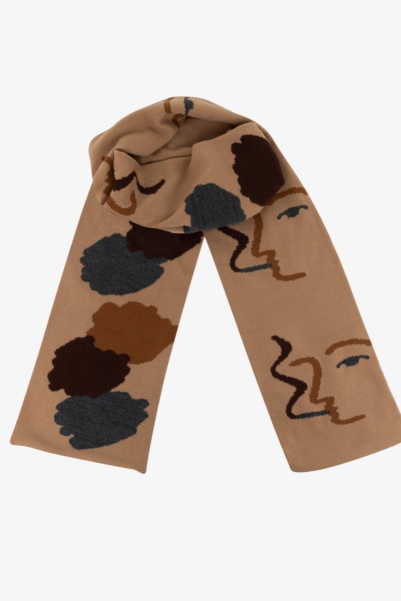 JQSCARF40 Ginger Beige1