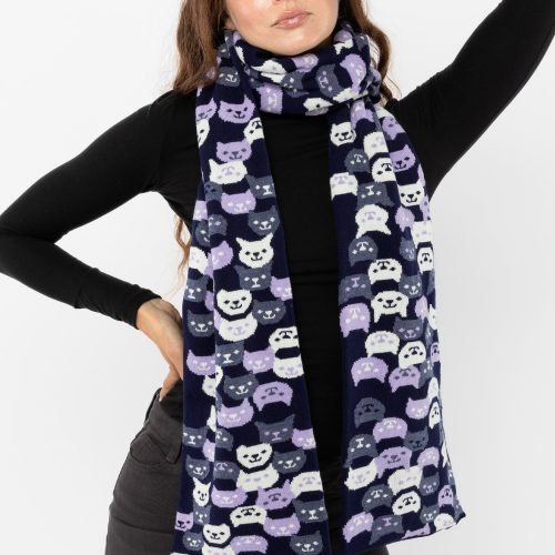 JQSCARF41 Lavender Navy2