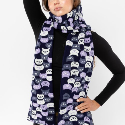 JQSCARF41 Lavender Navy3