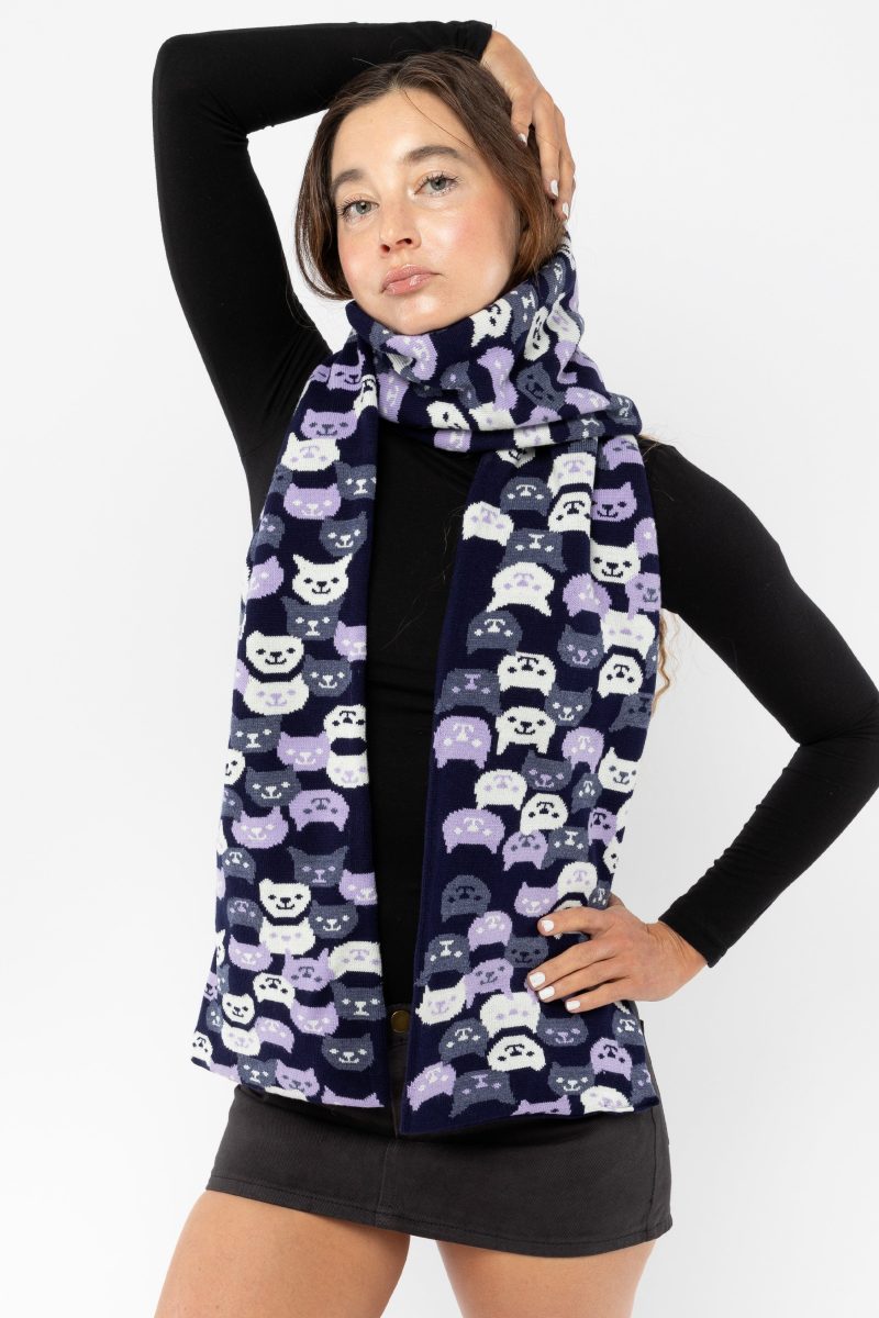 JQSCARF41 Lavender Navy3