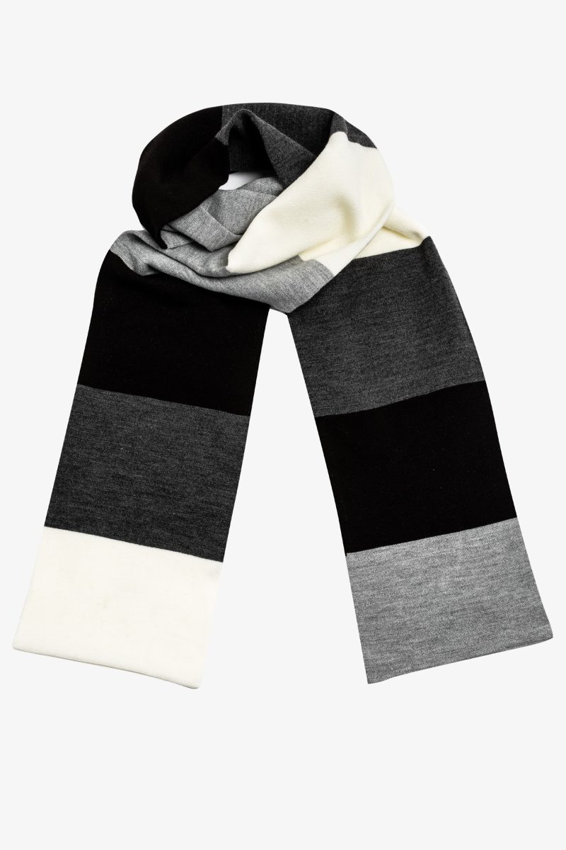 JQSCARF43 Black White3