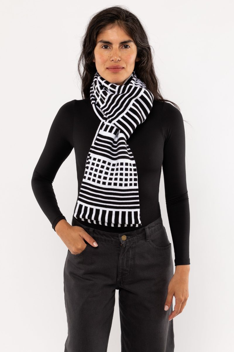 JQSCARF51 Black White5