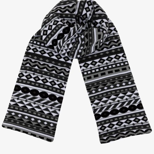 JQSCARF57 Black White1