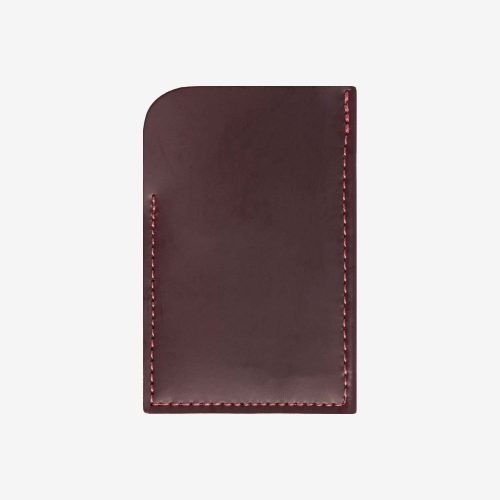 RLH3427 BLACK CHERRY LEATHER WALLET