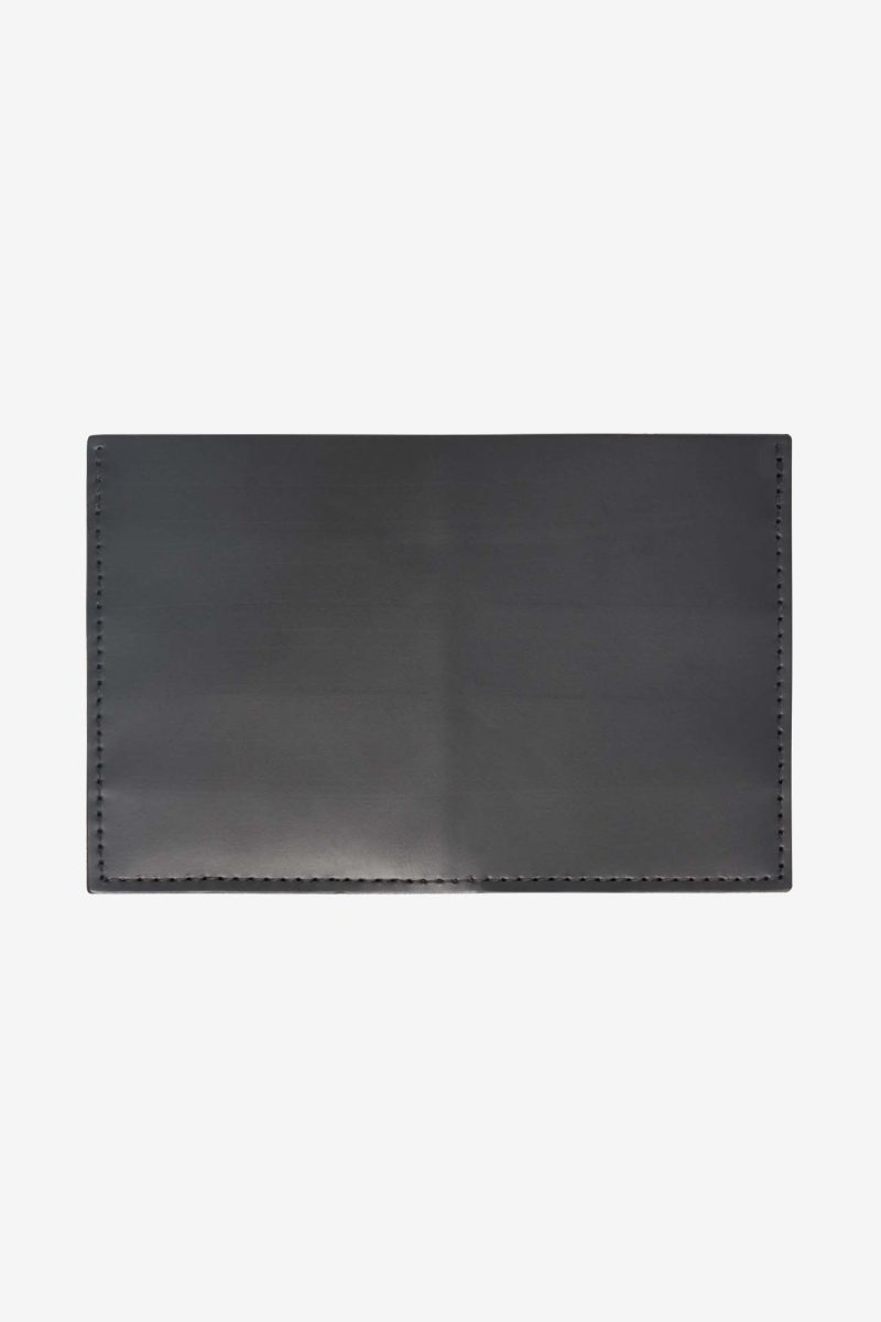 RLH3449 SHINYBLACK LEATHER WALLET