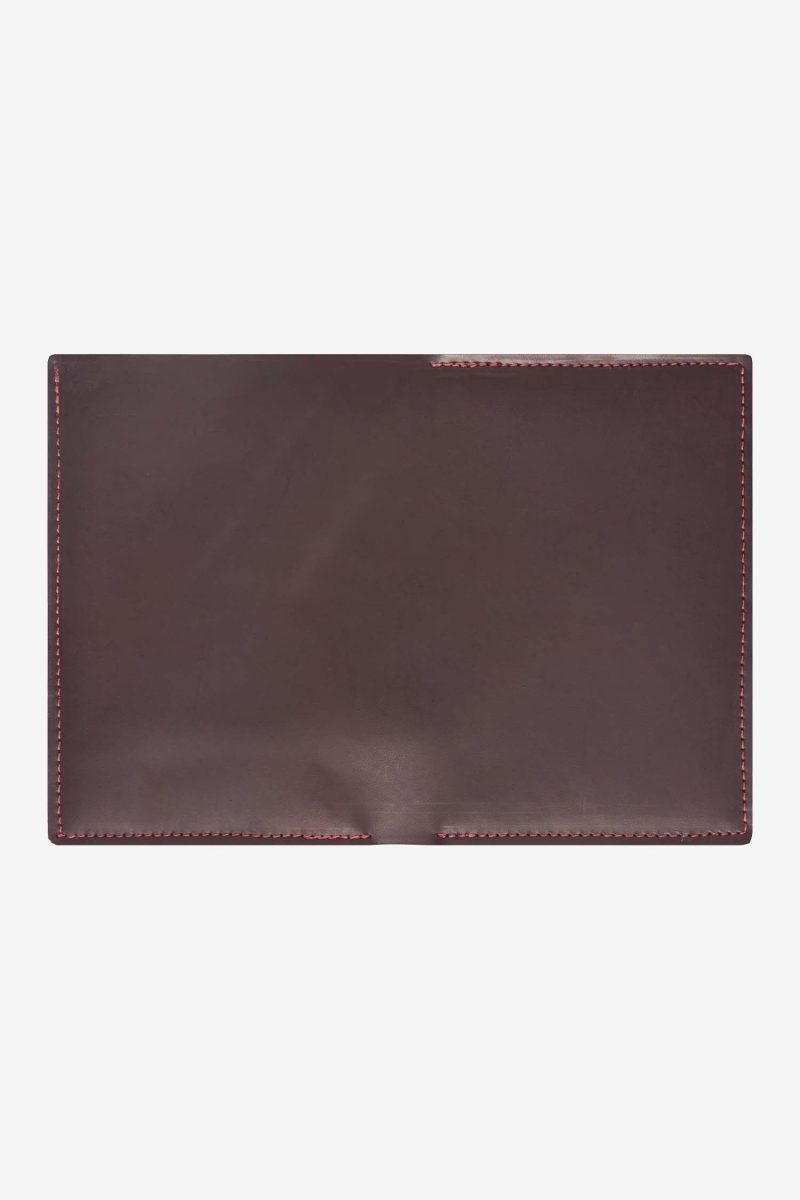 RLH3470 BLACKCHERRY LEATHER PASSPORT WALLET 2