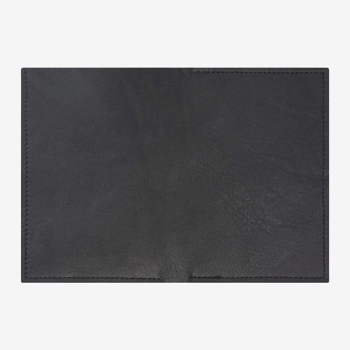 RLH3470 MATTE BLACK LEATHER PASSPORT WALLET 2