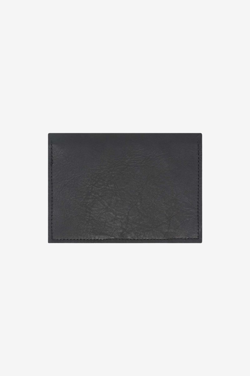 RLH3470 MATTE BLACK LEATHER PASSPORT WALLET 3