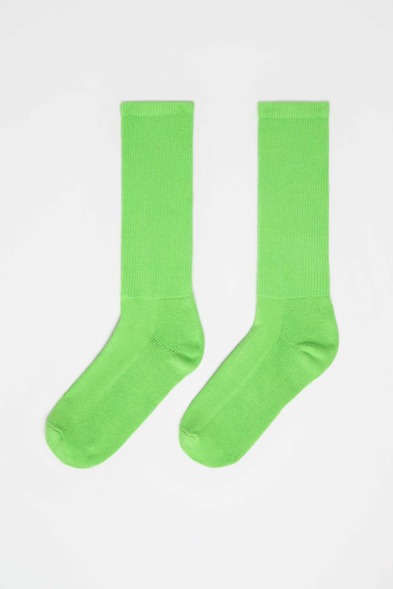 UNISOCK NEON GREEN