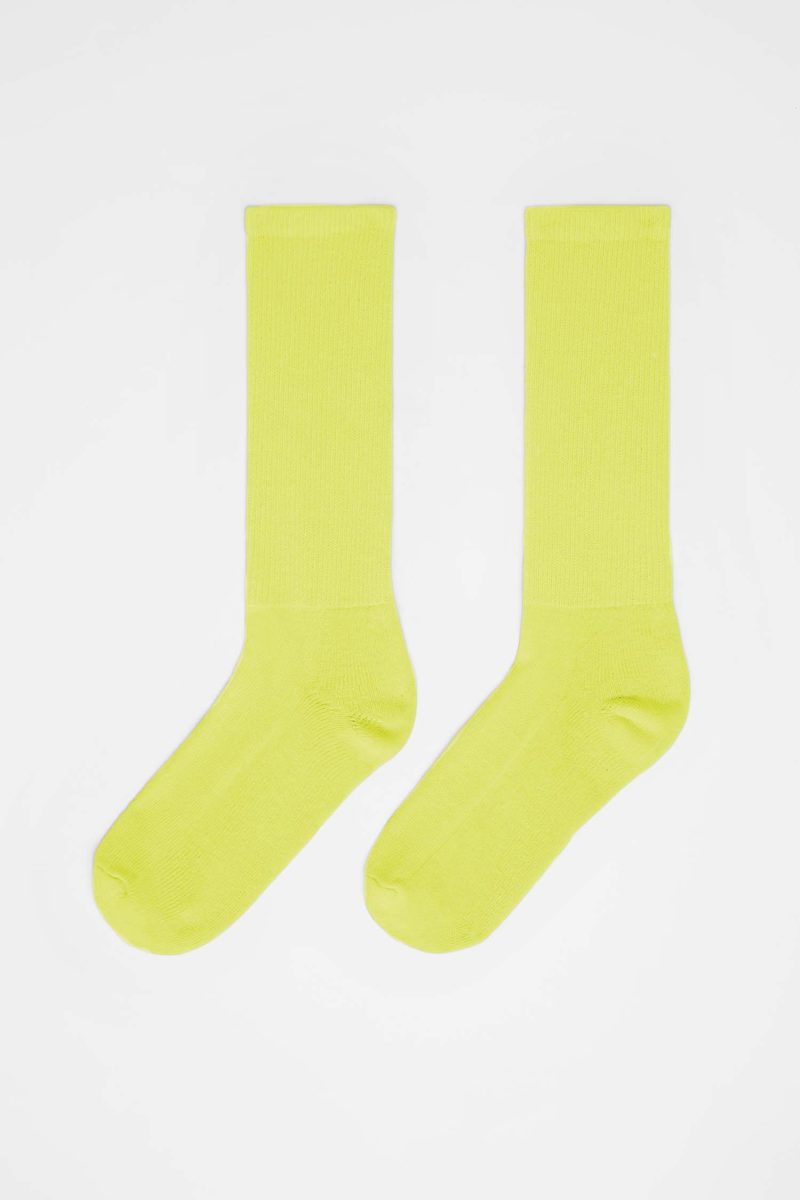 UNISOCK NEON YELLOW