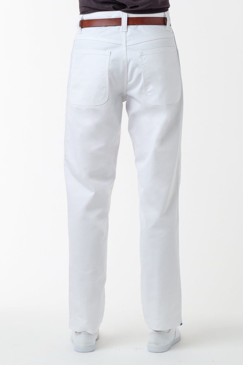 WORKERPANT WHITE BACK SAM