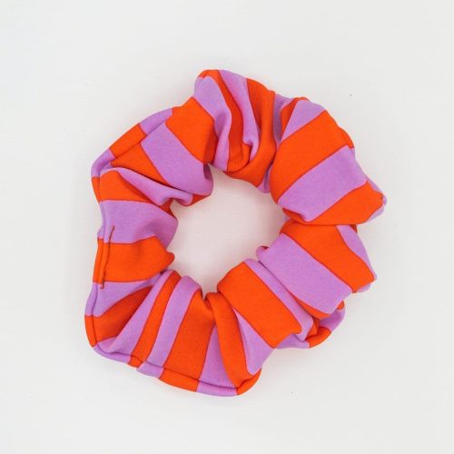 Neon Orange/Orchid Stripe