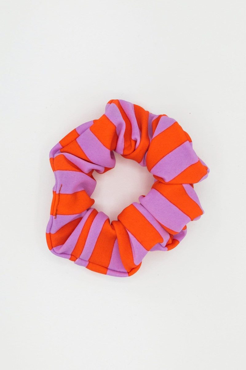 Neon Orange/Orchid Stripe