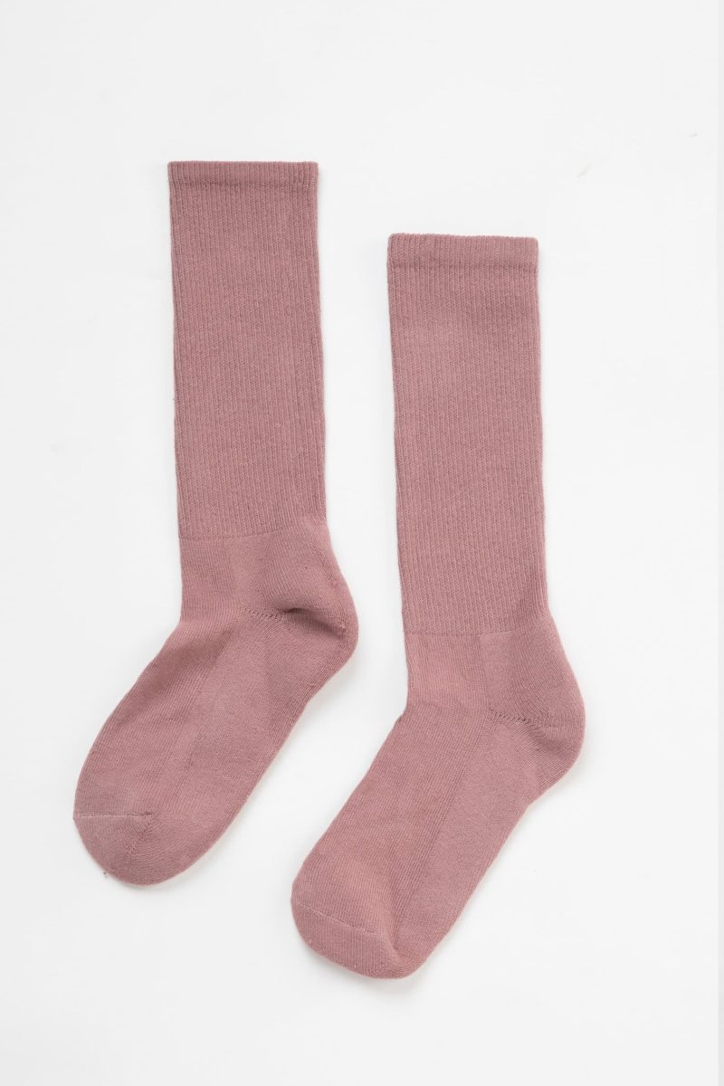 socks mauve