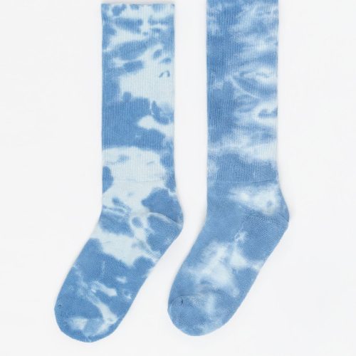 tiedyesock blue