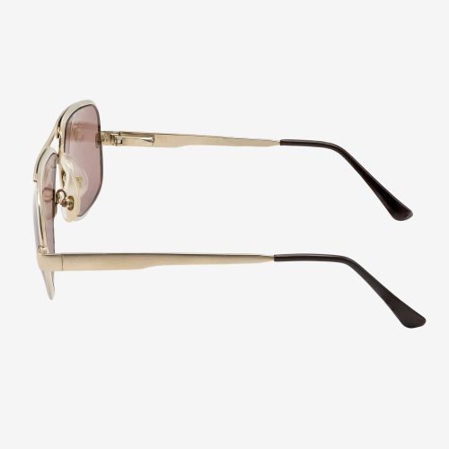 unisex aviator gold side