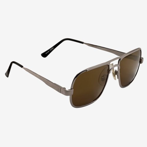 unisex aviator silver angle